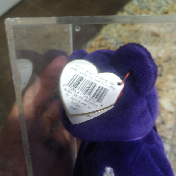 TY The Beanie Babies Collection -Diana Princess of Wales Memorial Fund Bear NWT - Picture 8 of 11